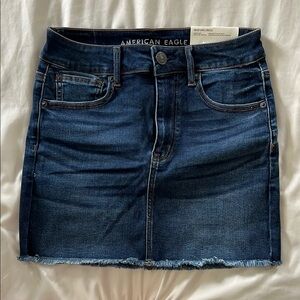 American Eagle Outfitters Women's Denim Skirt - Blue